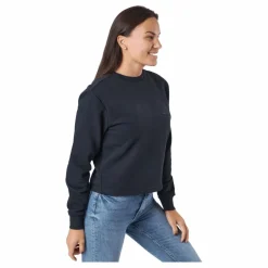 Bevaix Cropped Crew Sweat 80001 - Moonless Night
