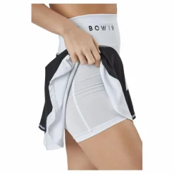 Bianca /print Skirt Big Stripe White/black