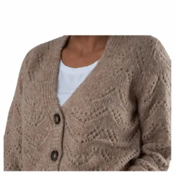 Bibi Ls  Knit Cardigan Beige