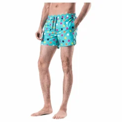 Big Dot Swim Shorts Green
