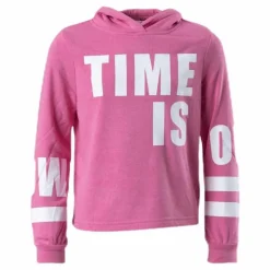Billie L/S Hood Swt Pink