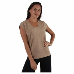 Billo Tee Lurex Stripes Beige