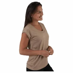 Billo Tee Lurex Stripes Beige