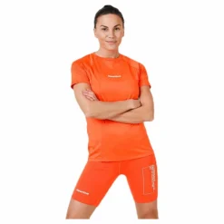 Black Tech Tee Orange