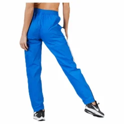 Black Track Cross Pants Blue