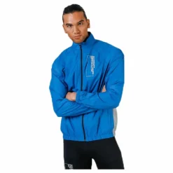 Black Track Jacket Blue