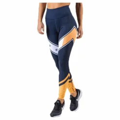 Block Legging Stars Full Length Blue