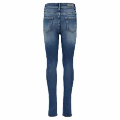 Blush Skinny Raw Jeans Blue