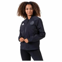 Bomber Jacket White/Black