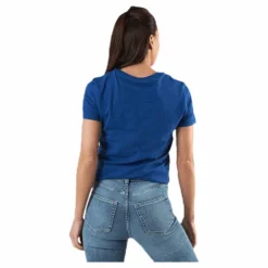 Bone Life Reg S/S Swim Top Blue