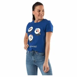 Bone Life Reg S/S Swim Top Blue