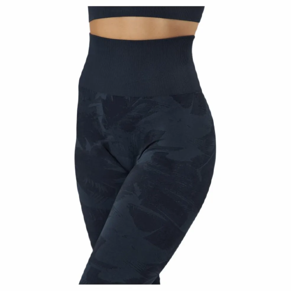 Botanical Seamless Tights Botanical Blue