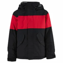 Boys Symbol Jacket Black/Red