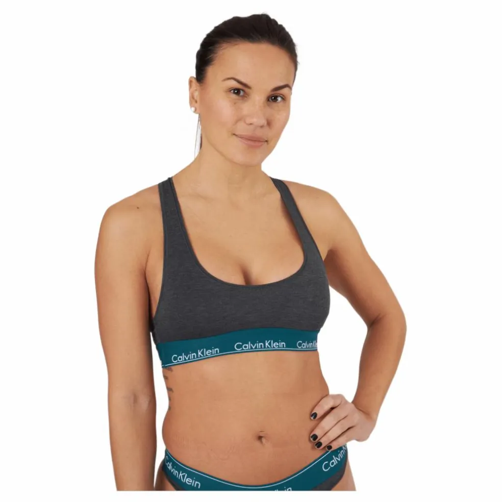 Bralette Charcoal Heather_topaz Gemston