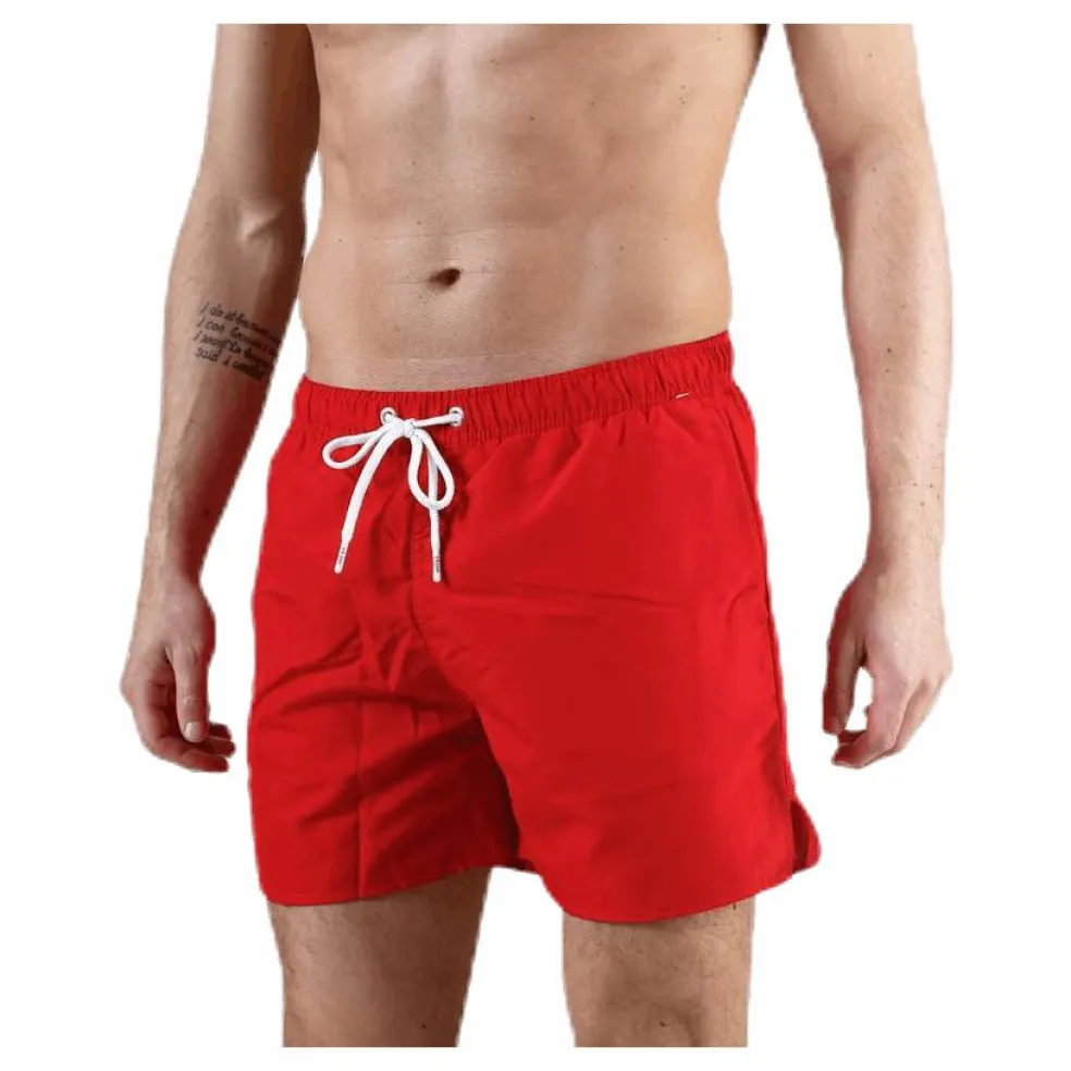 Breeze Long Swim Shorts Red