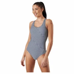 Brighton Swimsuit w Racerback Blue/White