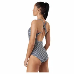 Brighton Swimsuit w Racerback Blue/White