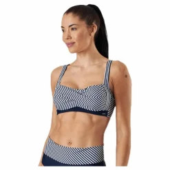 Brighton Twisted Soft Bra Blue/White