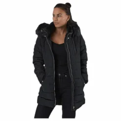 Camilla Quilted Coat Cc Otw Black