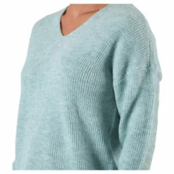 Camilla V-Neck L/S Pullover Knt Beige