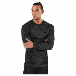 Camo Merino Wool Crew Dolive
