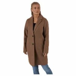 Carrie Bonded Coat Otw Brown