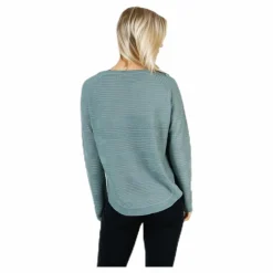 Caviar Long Sleeve Pullover Knit Chinois Green
