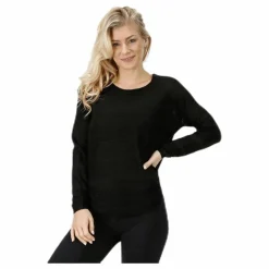 Caviar L/S Pullover Knt Black