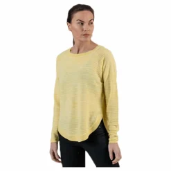 Caviar L/S Pullover Knt Yellow