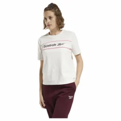 Cl F Linear Tee Pink/White