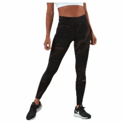 Classic Printed 7/8 Tights Brown/Black