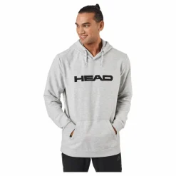 Club Byron Hoodie Men Grey Melange