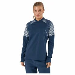 COLD.RDY Long-Sleeve Top Mock Long-Sleeve Top Crew Navy
