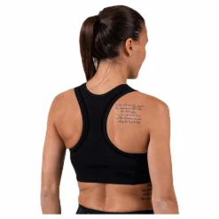 Compression Sports Bra C/D Black
