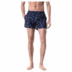 Confetti Palm Swim Shorts Blue