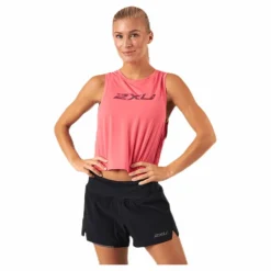 Contender Crop Tank-W Pink
