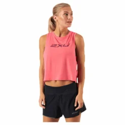 Contender Crop Tank-W Pink