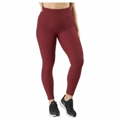 Control Rib Tights Oxblood Red