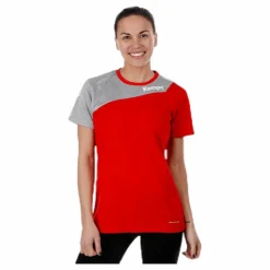 Core 2.0 Shirt W Grey/Red