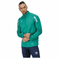 Core Sweat Half Zip Green