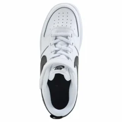 Court Borough Low 2 Little Kids' Shoes WHITE/BLACK