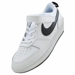 Court Borough Low 2 Little Kids' Shoes WHITE/BLACK