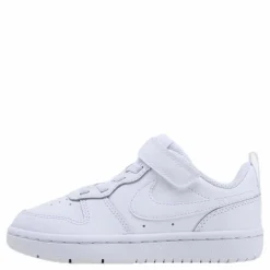 Court Borough Low 2 Little Kids' Shoes WHITE/WHITE-WHITE