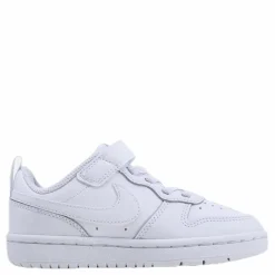 Court Borough Low 2 Little Kids' Shoes WHITE/WHITE-WHITE