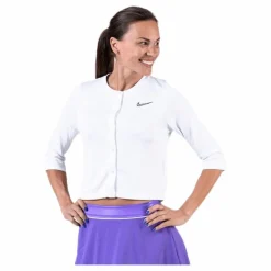 Court Cardigan White/Black