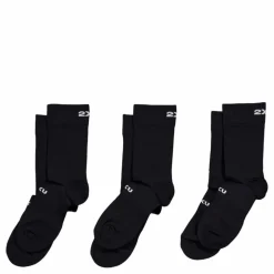 Crew Socks 3 Pack Black/white