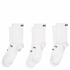 Crew Socks 3 Pack White/black