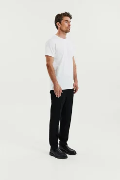 Crew-neck Lightweight Cotton 2-pack White