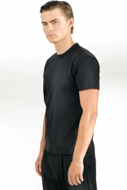Crew-Neck pima Black