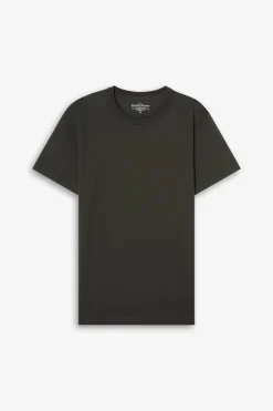 Crew-neck Pima Charcoal